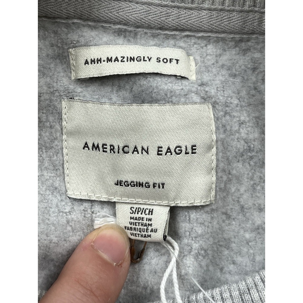 American Eagle Sweatshirt Small Ahh-mazingly Soft Jegging Fit Relaxed Leopard - Picture 2 of 13